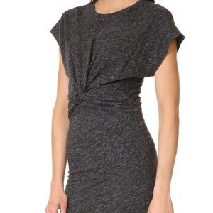 IRO - Pier Dark Grey Short Sleeve Mini Dress
